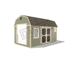 Side Lofted Barn 10x16