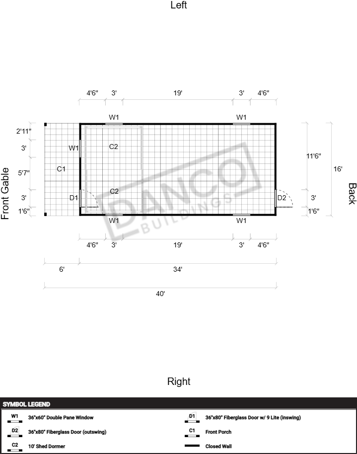 Standard Cabin 16x40 - Image 2