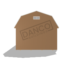Corner Porch Lofted Barn Cabin 12x16 - Image 5