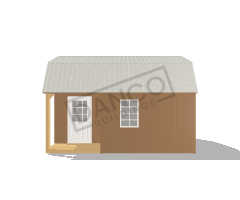 Corner Porch Lofted Barn Cabin 12x16 - Image 3