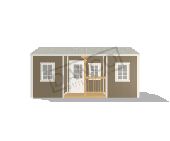 Center Side Porch Cabin 12x20 - Image 3