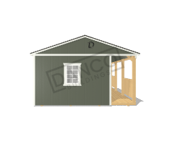 Side Porch Cabin 16x24 - Image 6