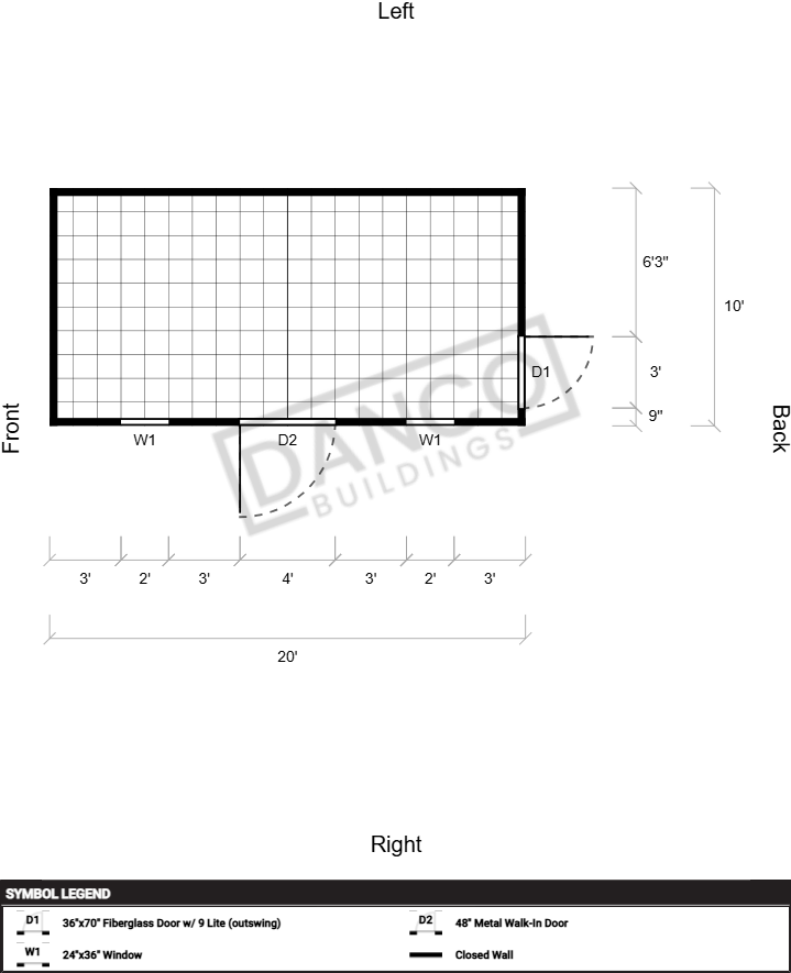 Utility Shed Premium 10x20 - Image 2