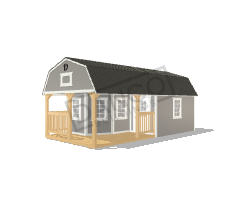 Wraparound Porch Lofted Barn Cabin 12x24