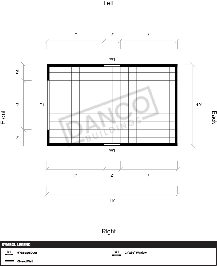 Extra Economy Metal Utility 10x16 - Image 2