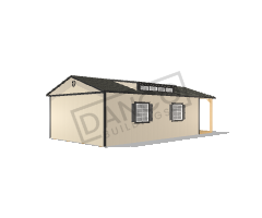 Corner Porch Cabin 16x32
