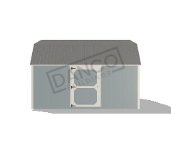 Side Lofted Barn 12x16 - Image 3