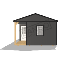 Corner Porch Cabin 14x50 - Image 5
