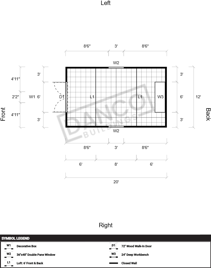 Lofted Barn 12x20 - Image 2