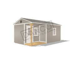 Corner Porch Cabin 12x20