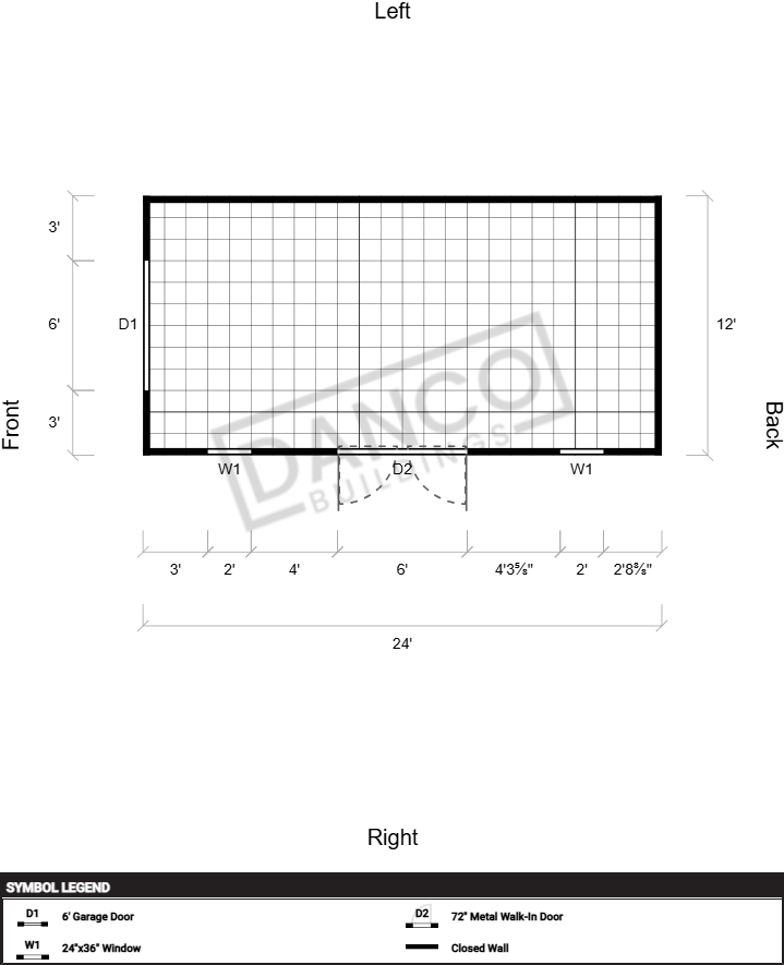 Extra Economy Metal Utility 12x24 - Image 2