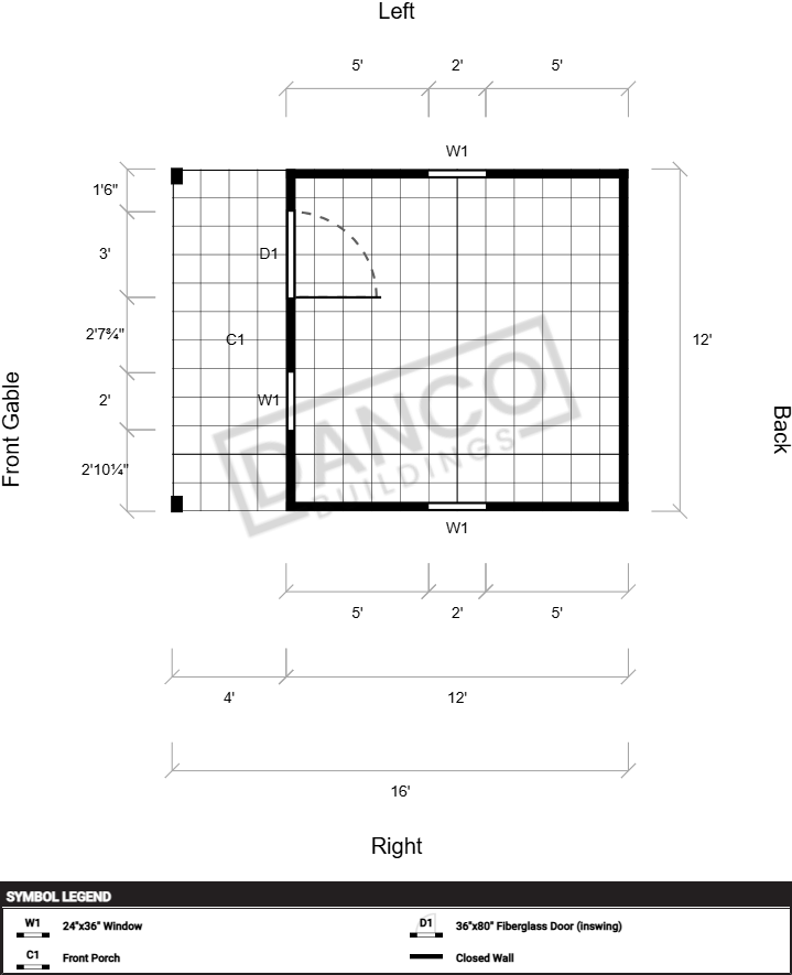 Standard Cabin 12x16 - Image 2