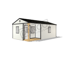 Corner Porch Cabin 14x24