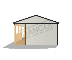 Side Porch Cabin 16x32 - Image 5