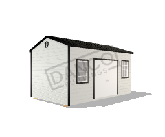 Extra Economy Metal Garden Shed 10x16