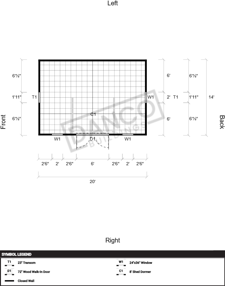 Dormer Shed 14x20 - Image 2