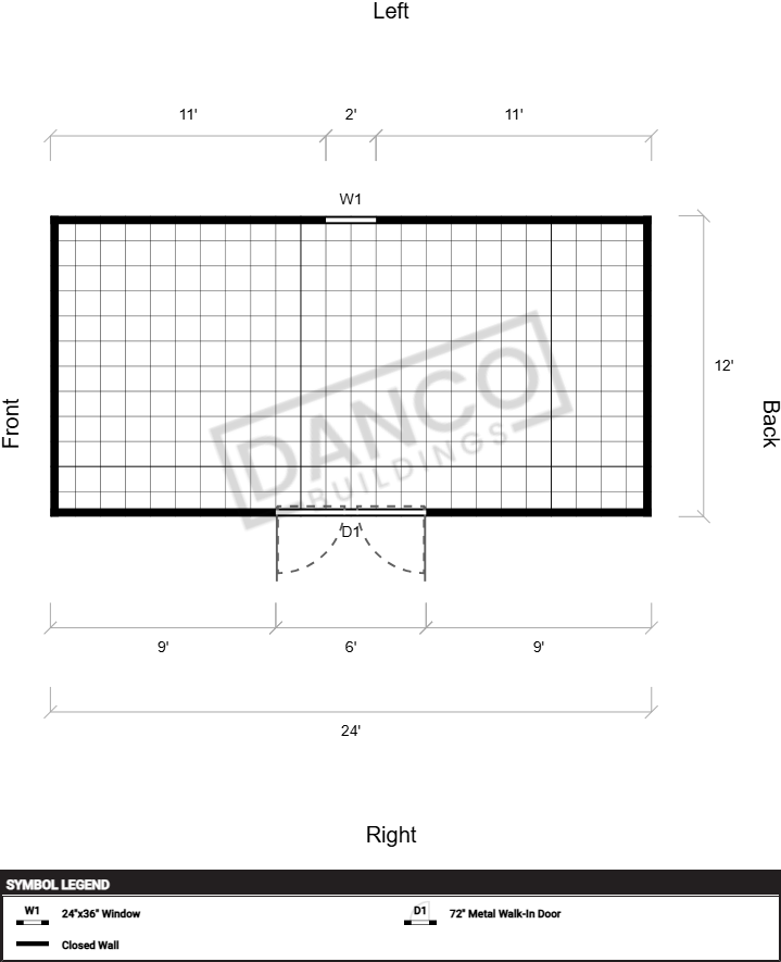 Extra Economy Metal Utility 12x24 - Image 2