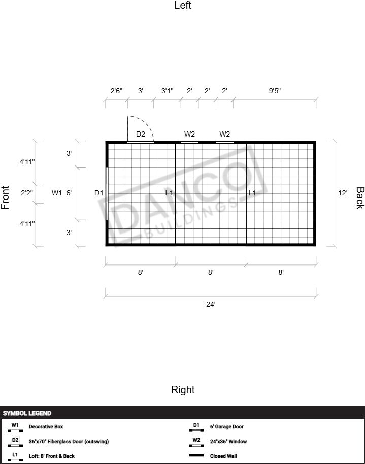 Lofted Barn 12x24 - Image 2