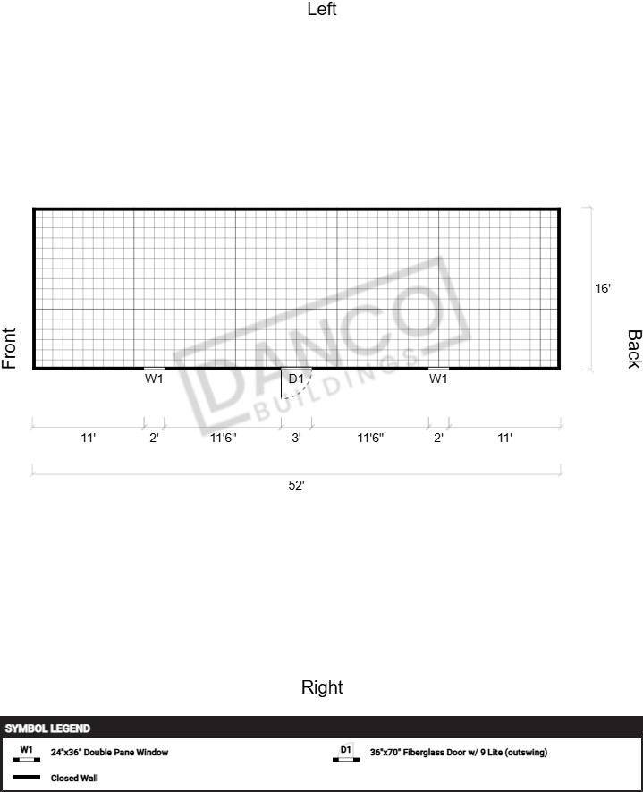 Side Lofted Barn Premium 16x52 - Image 2