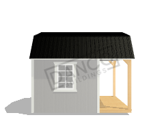 Lofted Barn Cabin 10x12 - Image 4