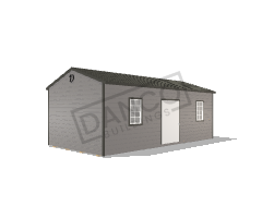 Extra Economy Metal Garden Shed 12x24