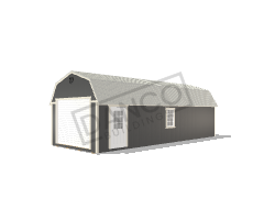 Lofted Barn Garage 12x32