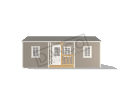 Center Side Porch Cabin 12x24 - Image 3