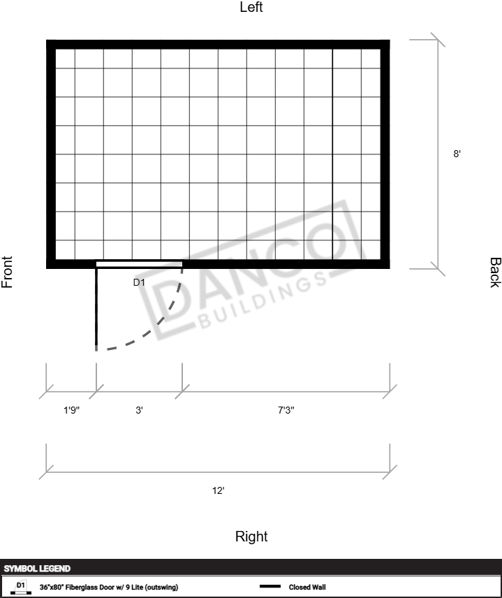 Utility Shed 8x12 - Image 2