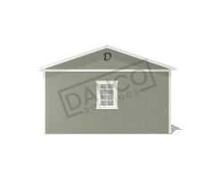 Center Side Porch Cabin 16x32 - Image 6