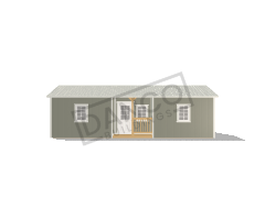 Center Side Porch Cabin 16x32 - Image 3