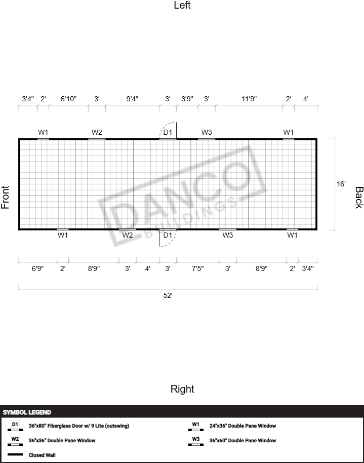 Utility Shed Premium 16x52 - Image 2